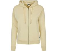 Sweatshirt Ã capuche zippÃ© femme Urban Classics Organic Terry GT Jaune 3XL