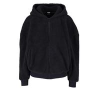 Urban Classics Sweat à capuche sherpa zippé oversize Noir M Femme