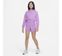 Sweatshirt Ã capuche zippÃ© fille Nike Therma-Fit SE+ Rose 8/10 ans