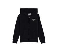 Sweatshirt Ã capuche zippÃ© fille Roxy Surf Feeling Brushed Noir 14 ans