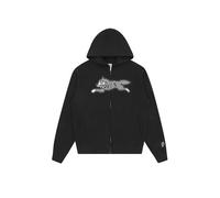 Sweatshirt Ã capuche zippÃ© Icecream Glitter Running Dog Noir S