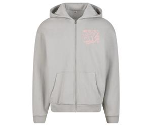 Sweatshirt Ã capuche zippÃ© Mister Tee Tokyo City Life Gris M