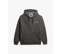 Sweatshirt Ã capuche zippÃ© oversize femme Superdry Athletic Essentials Gris L