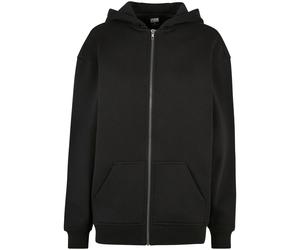 Sweatshirt Ã capuche zippÃ© oversize femme Urban Classics GT Noir 3XL
