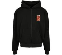 Sweatshirt Ã capuche zippÃ© oversize Mister Tee Puffer Peace Heavy Noir M