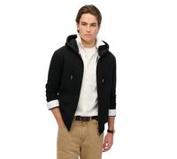 Superdry Sweat à capuche Essential Logo Full Zip – Noir intense XL