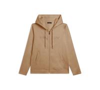 Sweatshirt à capuche zippé à bande avec logo femme Freddy Beige L