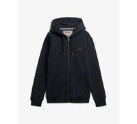 Sweatshirt à capuche zippé à logo essential Superdry Bleu L