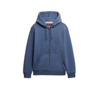 Superdry Essential Logo Full Zip Sweatshirt Bleu S Homme