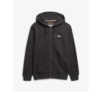 Superdry Essentials Logo Full Zip Sweatshirt Noir L Homme