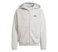 Adidas Future Icons Small Logo Full Zip Sweatshirt Gris S / Regular Homme