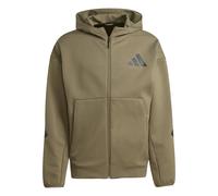 Adidas Z.n.e Full Zip Sweatshirt Marron S / Regular Homme