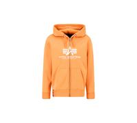 Sweatshirt à capuche zippé Alpha Industries Basic PP Orange L
