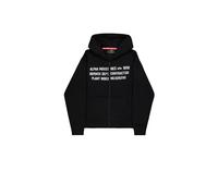 Sweatshirt à capuche zippé Alpha Industries Defense Noir M