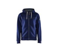 Sweatshirt Ã capuche zippÃ© Blaklader Bleu XS