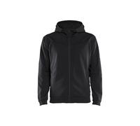 Sweatshirt à capuche zippé Blaklader Noir 2XL