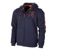 Sweatshirt à capuche zippé Browning Snapshot warm - blue S