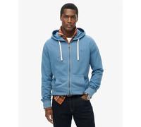 Superdry Classic Essential Full Zip Sweatshirt Bleu L Homme