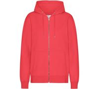 Sweatshirt Ã capuche zippÃ© Colorful Standard Classic Organic Red Tangerine Rouge L
