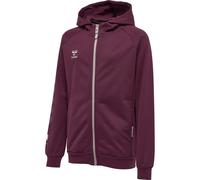 Sweatshirt à capuche zippé coton enfant Hummel Move Grid Violet 16 ans