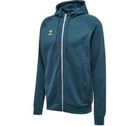 Sweatshirt à capuche zippé coton Hummel Move Grid - green XL