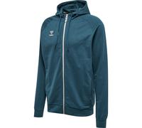 Sweatshirt à capuche zippé coton Hummel Move Grid Vert M