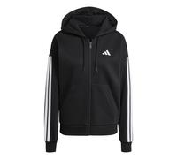 Adidas Sweat à capuche Essentials 3-Stripes zippé polaire Femme Noir Taille S