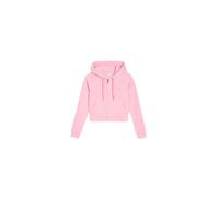Juicy Couture Veste Madison Classic Velour Hoodie With Juicy Logo in Rose EU S