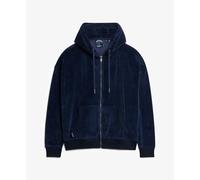 Superdry Velour Full Zip Sweatshirt Bleu M Femme