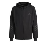 Sweatshirt à capuche zippé enfant adidas Future Icons 3-Stripes Noir 9/10 ans