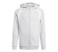 Adidas Sweat à capuche zippé Jr Tiro 26 League Gris/Blanc 152 (11-12 ans)