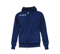 Givova Sweatshirt à capuche zippé King enfant Bleu XS