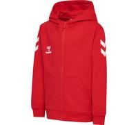 Hummel, hmlGO 2.0 Chevron Zip Sweat à Capuche pour Enfant, Rouge véritable, 128