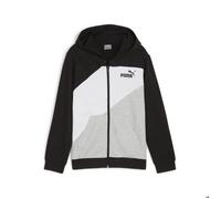Sweatshirt à capuche zippé enfant Puma Colorblock Power 8 ans