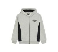 Sweatshirt à capuche zippé enfant Quiksilver No Teacher Gris 10 ans