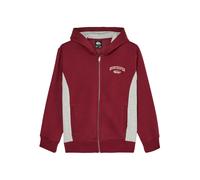 Sweatshirt à capuche zippé enfant Quiksilver No Teacher Rouge 8 ans