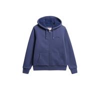 Superdry Sweat zippé doublé Borg Bleu XS Femme