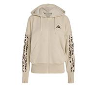 Sweatshirt à capuche zippé femme adidas Essentials 3-Stripes Beige XL