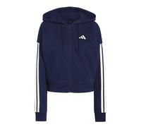 Sweatshirt à capuche zippé femme adidas Essentials 3-Stripes Bleu XL