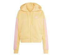 adidas - Women's 3-Stripes French Terry Full Zip Hoodie - Veste de sport - M - semi ice tangerine / st tropic bloom