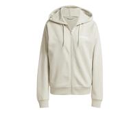 Adidas Sweat-shirt Essentials Linear French Terry zippé Blanc XS Femme