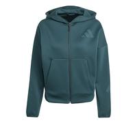Adidas Z.n.e Full Zip Sweatshirt Vert,Bleu L / Regular Femme