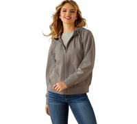 Sweatshirt à capuche zippé femme Ariat Breeze Gris L