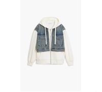 Sweatshirt à capuche zippé femme Desigual Trucker S