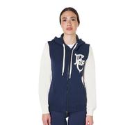 Sweatshirt à capuche zippé femme Equestro Bleu M