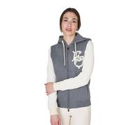 Sweatshirt à capuche zippé femme Equestro Gris L