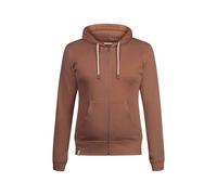 Sweatshirt à capuche zippé femme Greenbomb Basic Vivid Marron S
