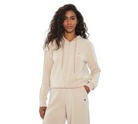 Sweatshirt à capuche zippé femme Guess Olympe Beige 2XS