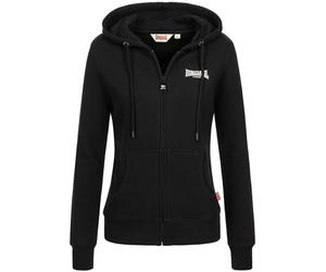 Sweatshirt à capuche zippé femme Lonsdale Calder Vale Noir 2XL