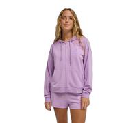 Roxy Femme Surfing by Daylight Full Zip Sweater, Crocus Petal, XS EU